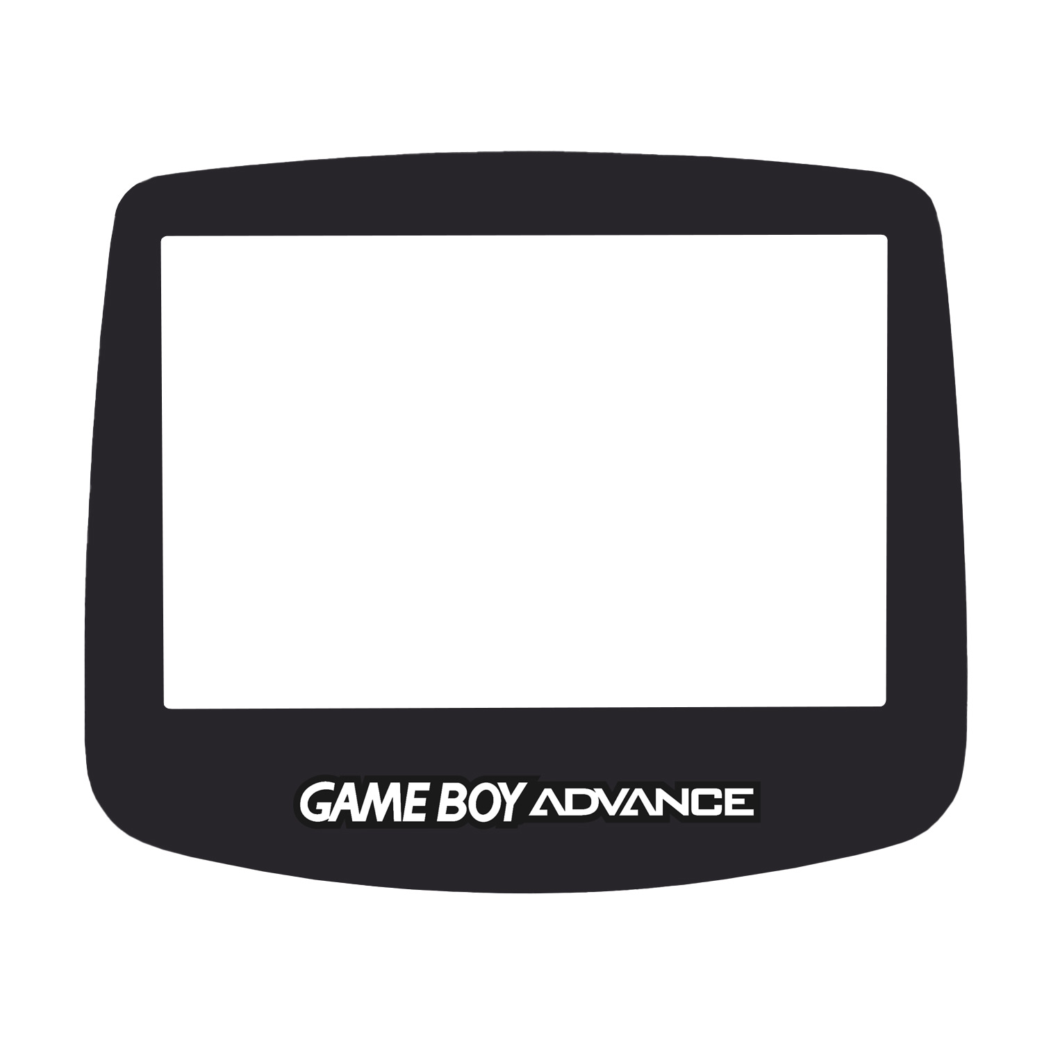 Display Scheibe (Dunkelgrau) für Game Boy Advance