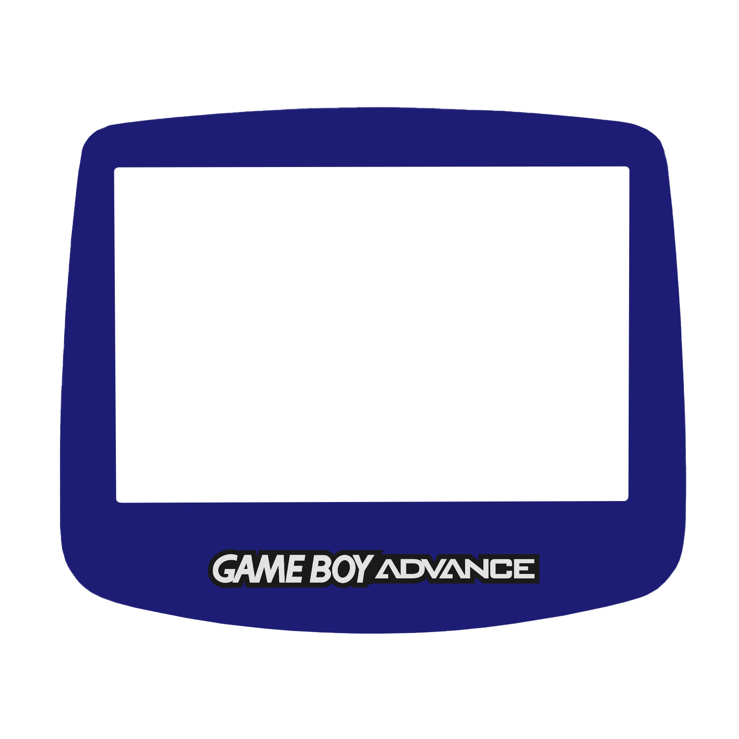 Game Boy Advance Display Scheibe (Blau)