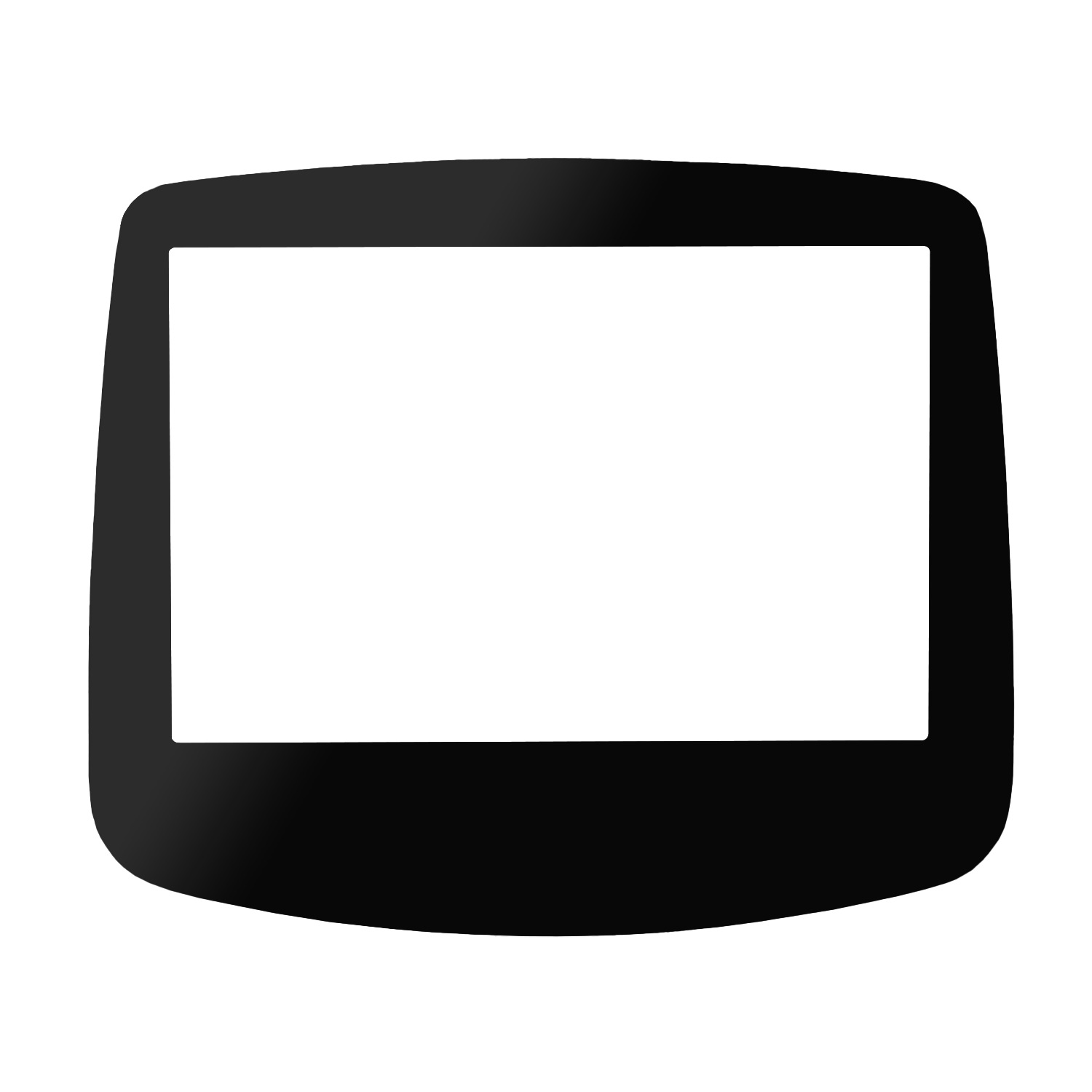 Glas Display Scheibe (Schwarz Debrand) für Game Boy Advance