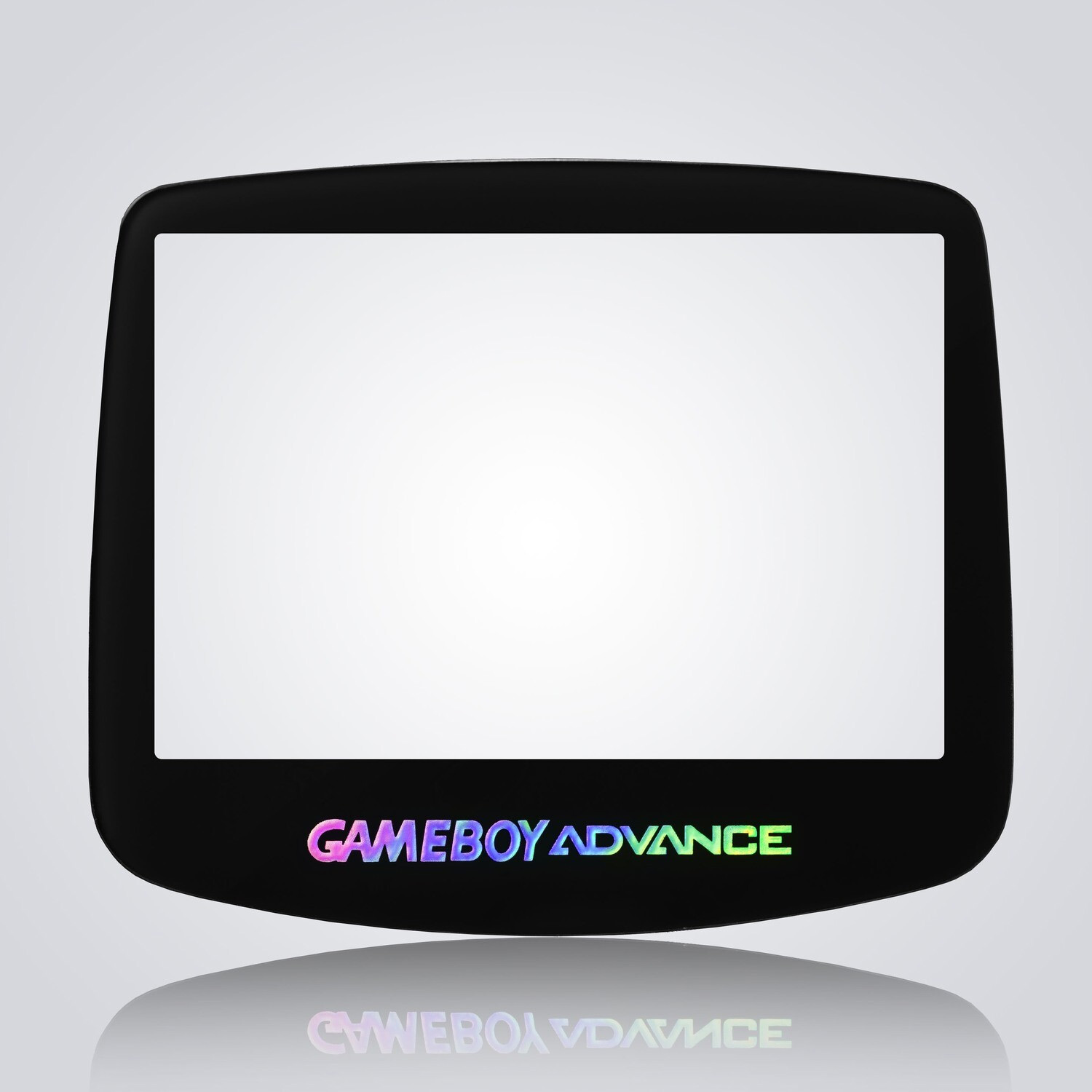 FunnyPlaying IPS Display Scheiben aus gehärtetem Glas für Game Boy Advance (Schwarz Holo)