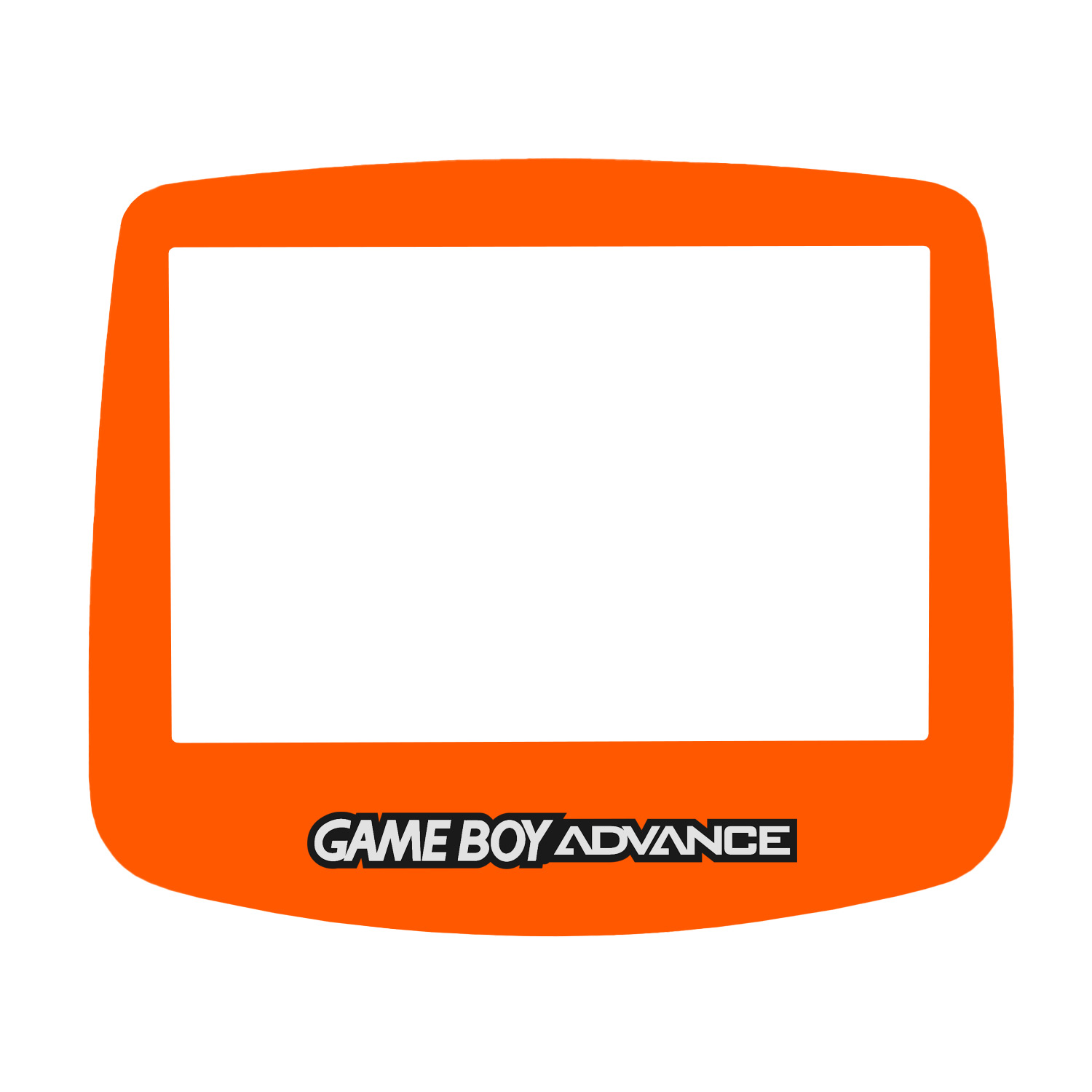 Display Scheibe (Orange) für Game Boy Advance