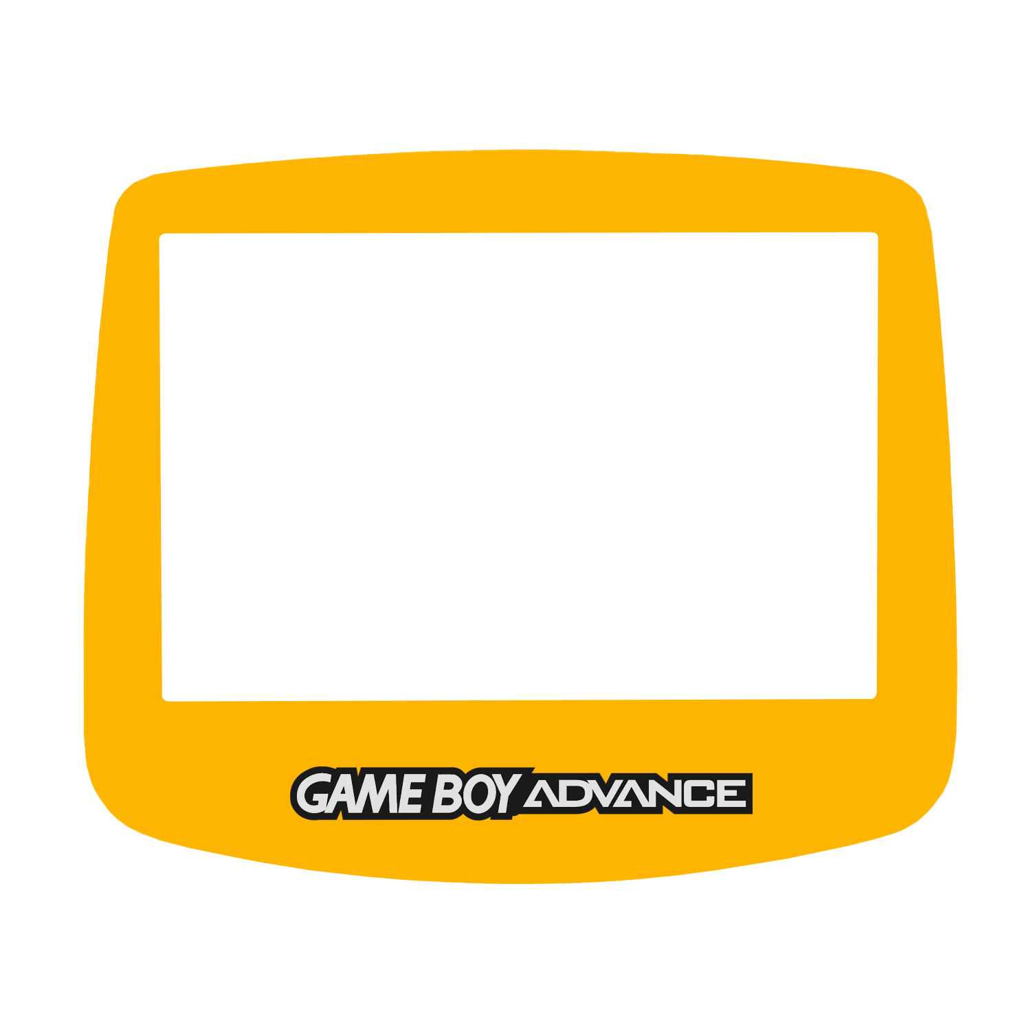Game Boy Advance Display Scheibe (Gelb)