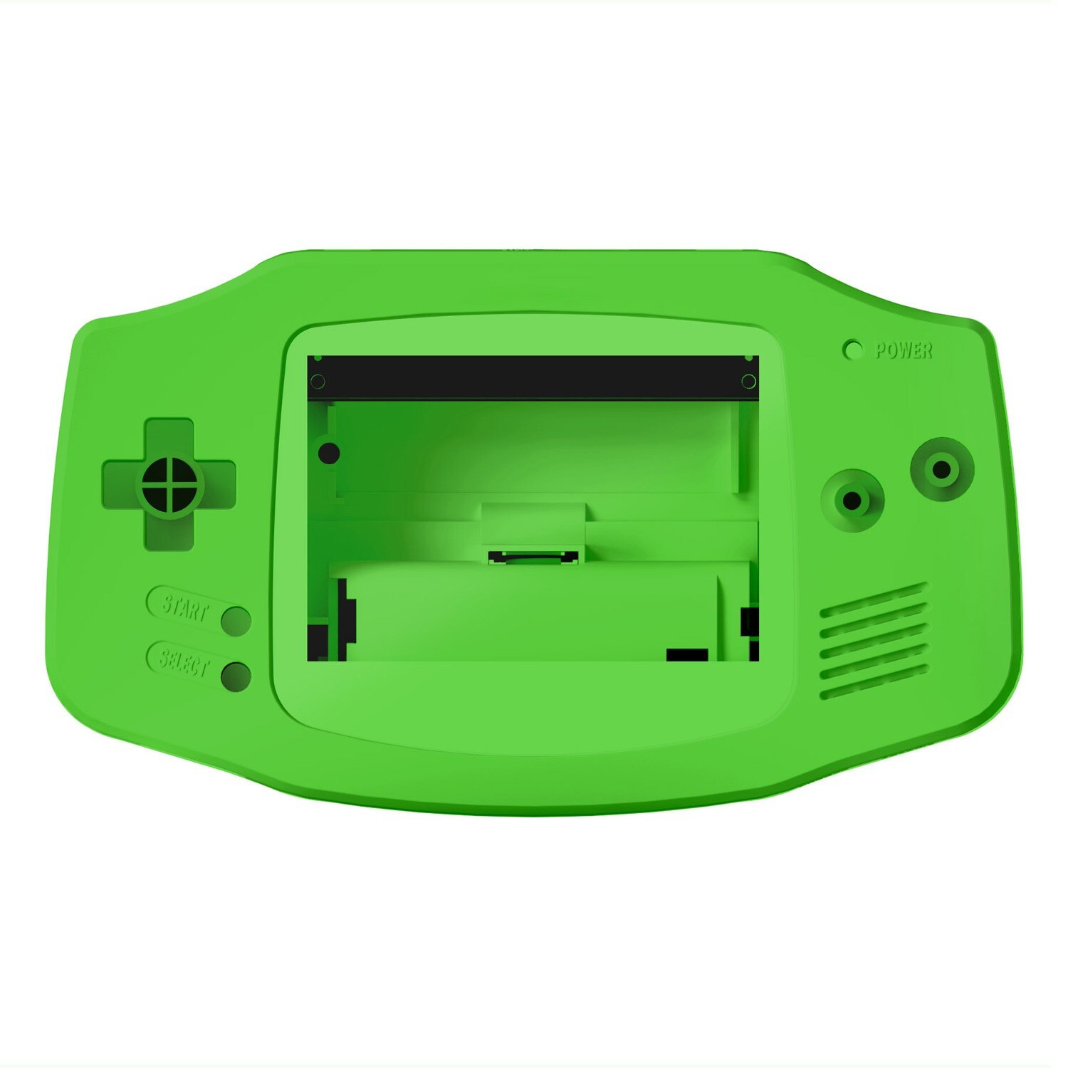 Gehäuse (Solid Green) für Game Boy Advance