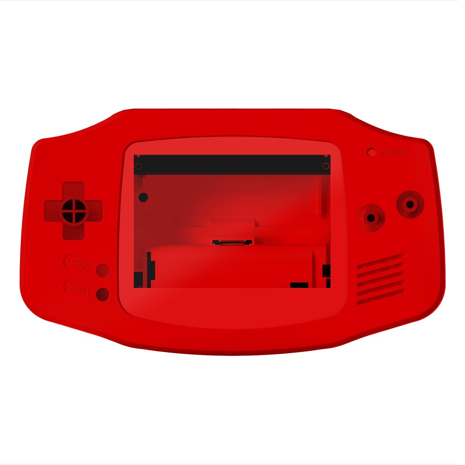 Game Boy Advance Shell (Solid Red)