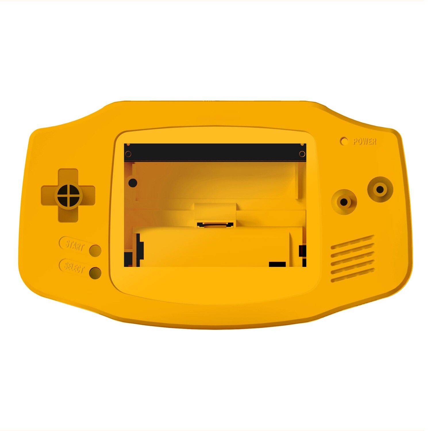 Gehäuse (Solid Yellow) für Game Boy Advance