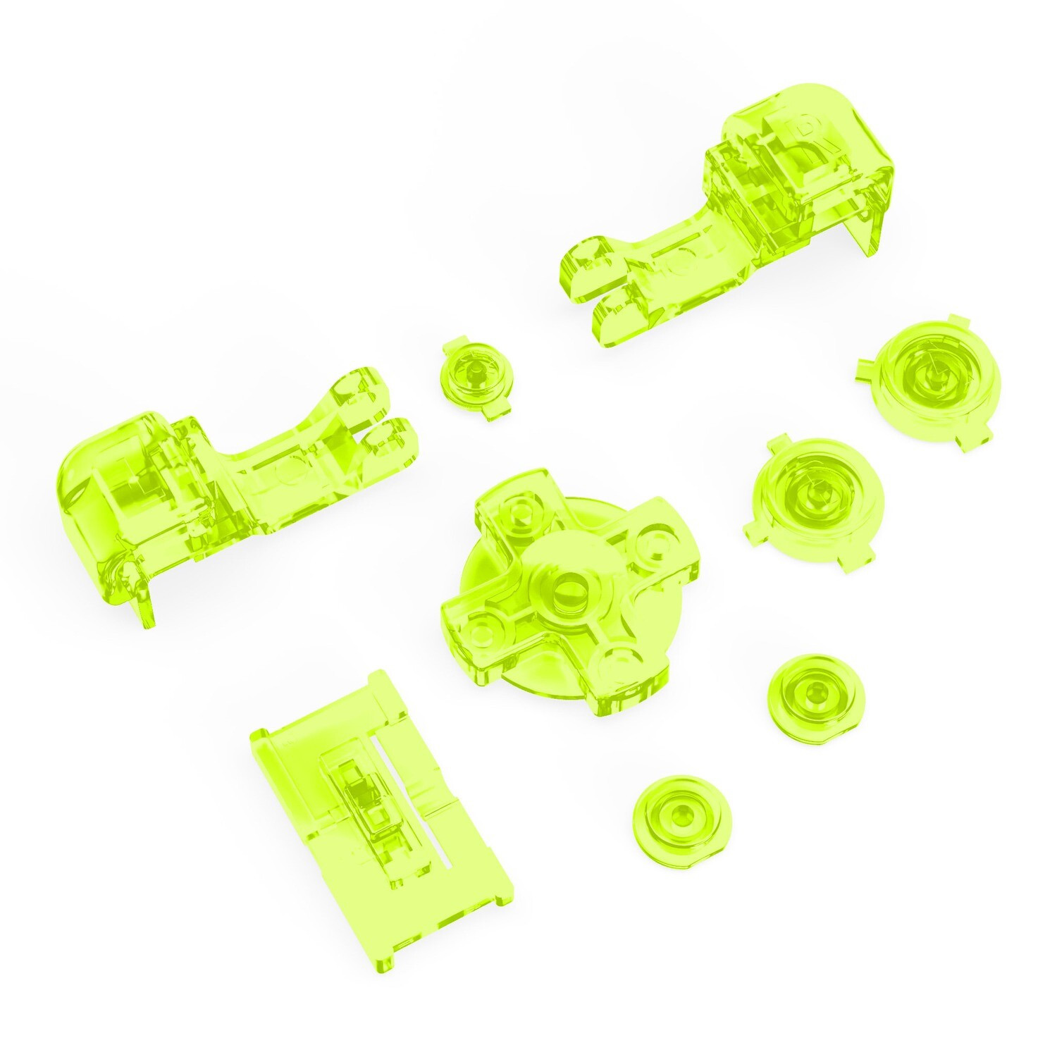 Game Boy Advance SP Buttons (Clear Yellow)