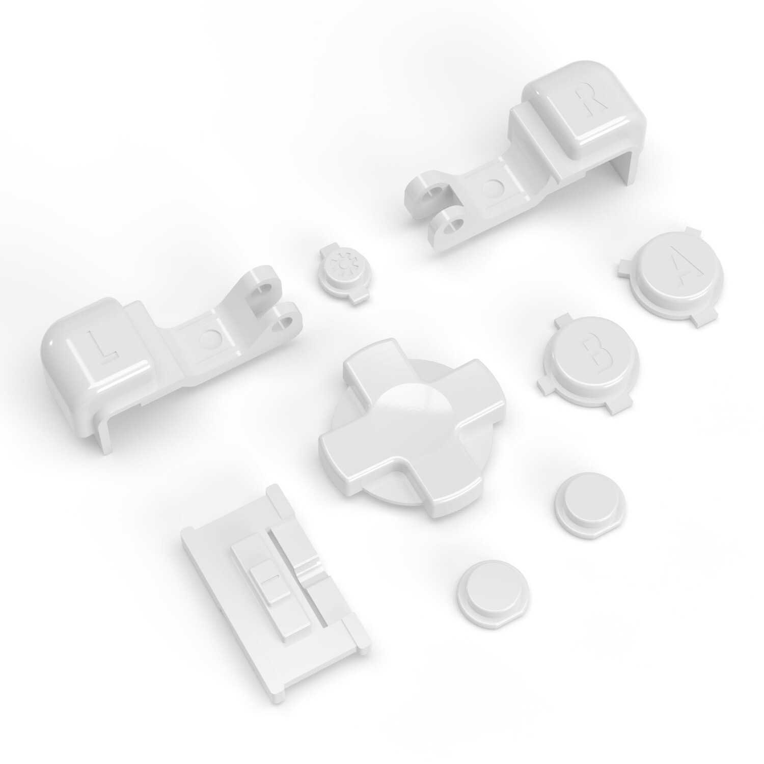 Game Boy Advance SP Buttons (Pure White)