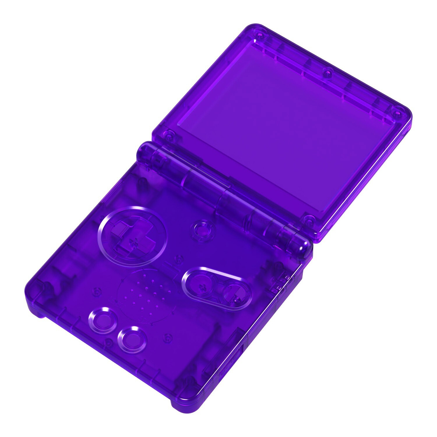 Gehäuse (Clear Purple) für Game Boy Advance SP