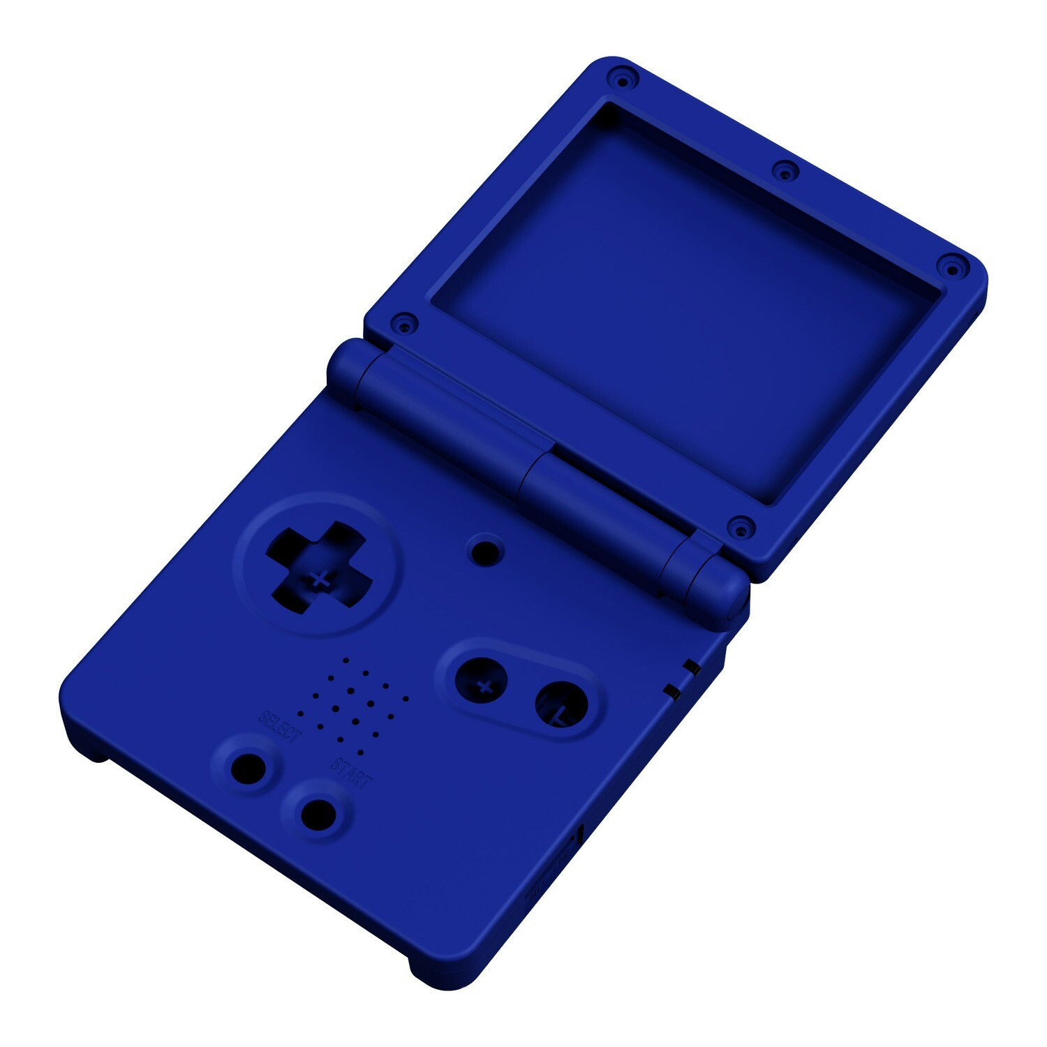 Gehäuse (Solid Blue) für Game Boy Advance SP