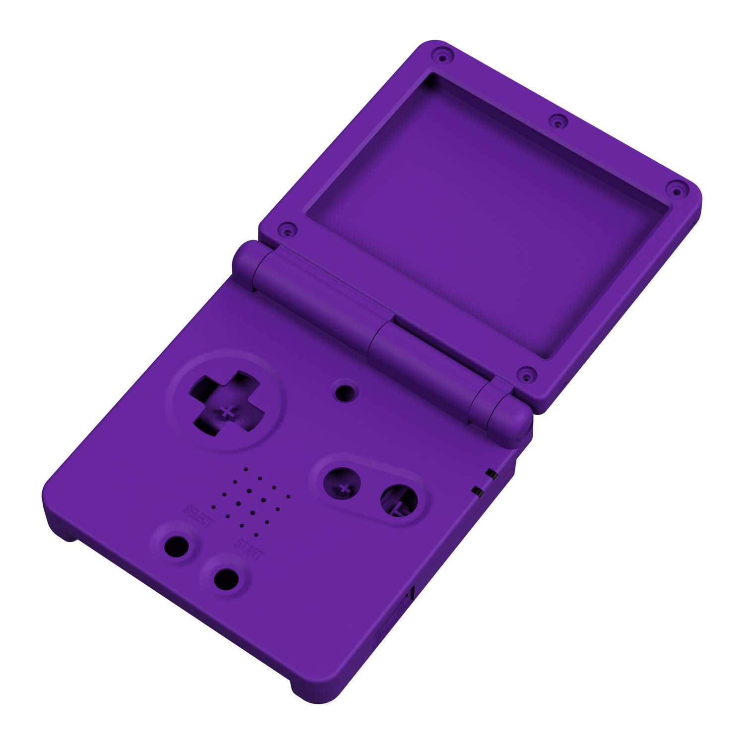 Game Boy Advance SP Gehäuse (Solid Purple)