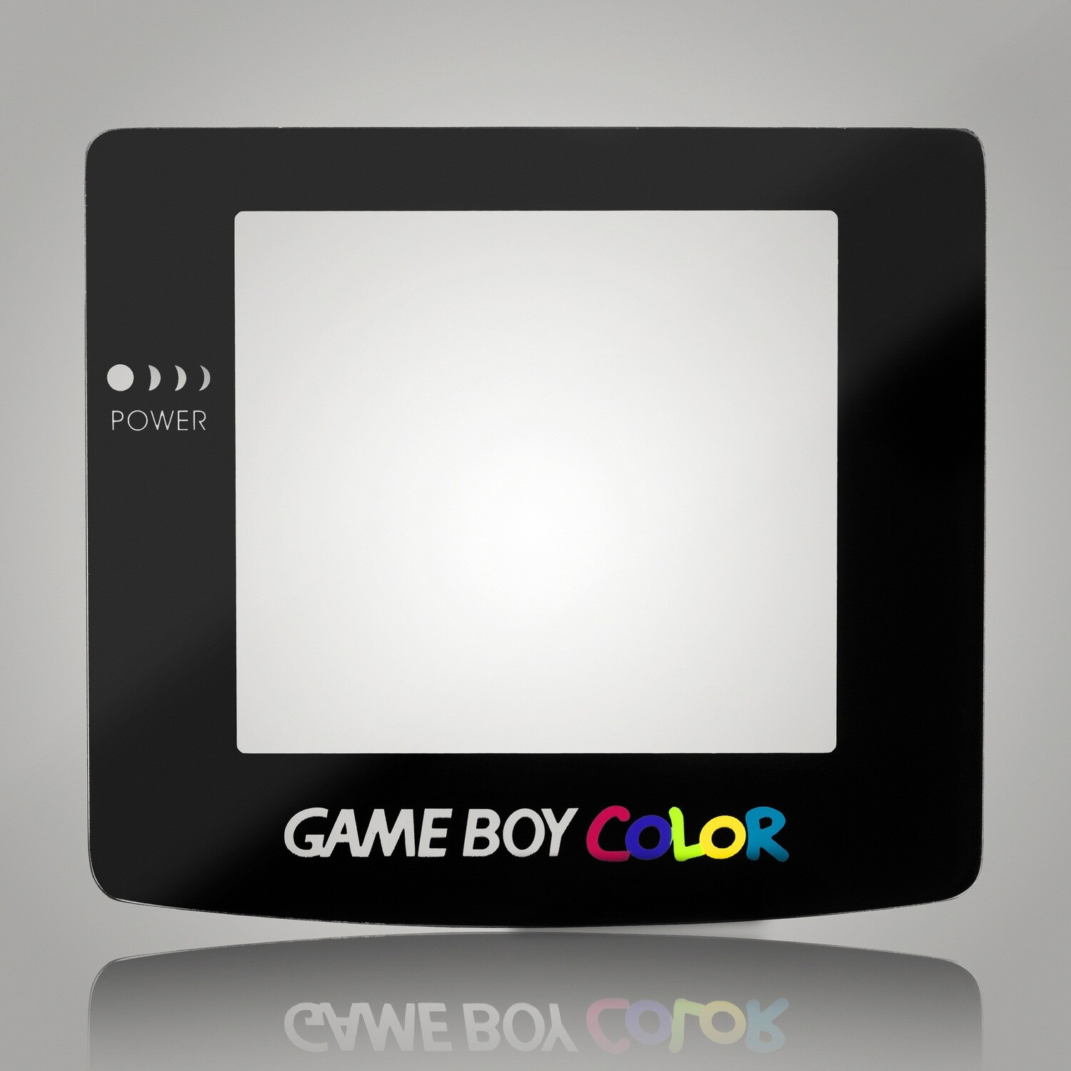 Game Boy Color glass pane (Black)