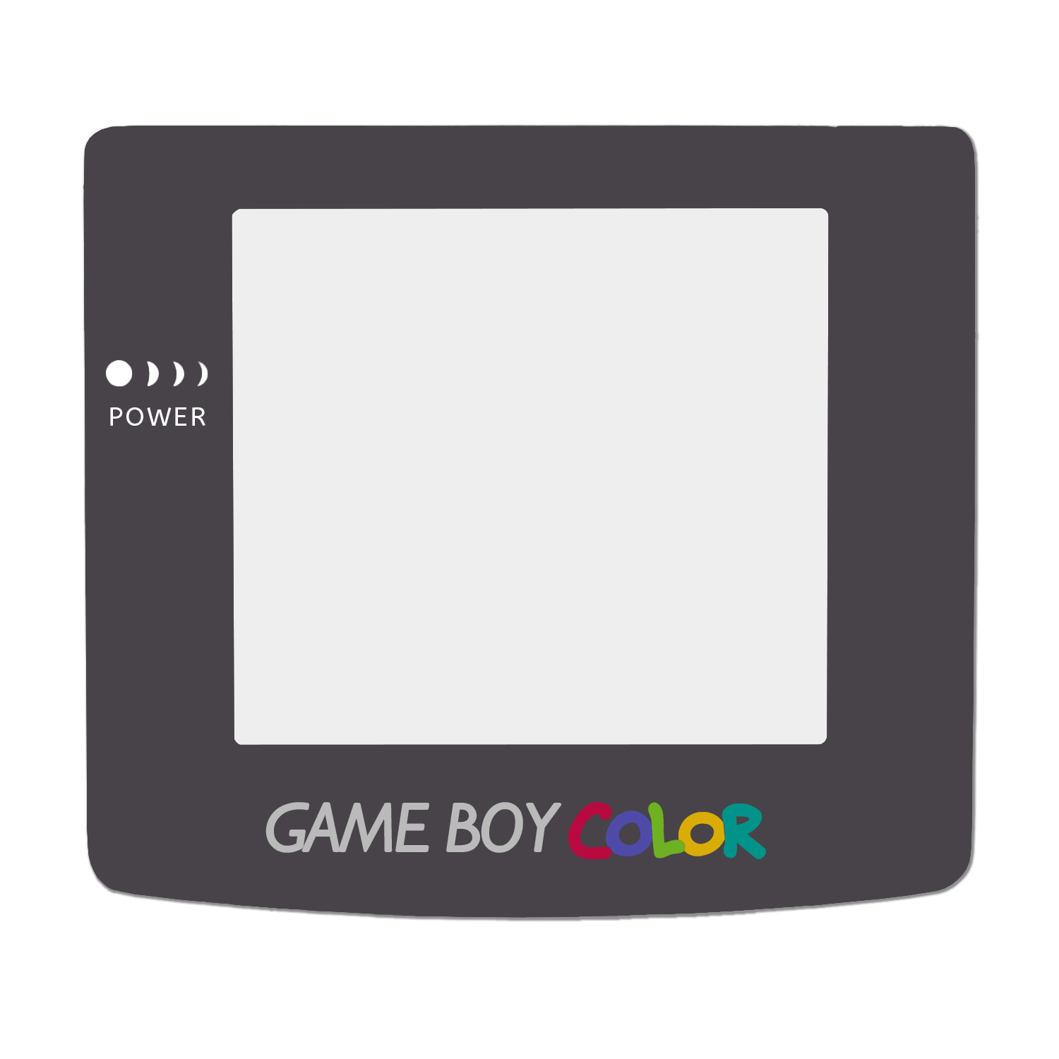 Display Scheibe (Grau) für Game Boy Color