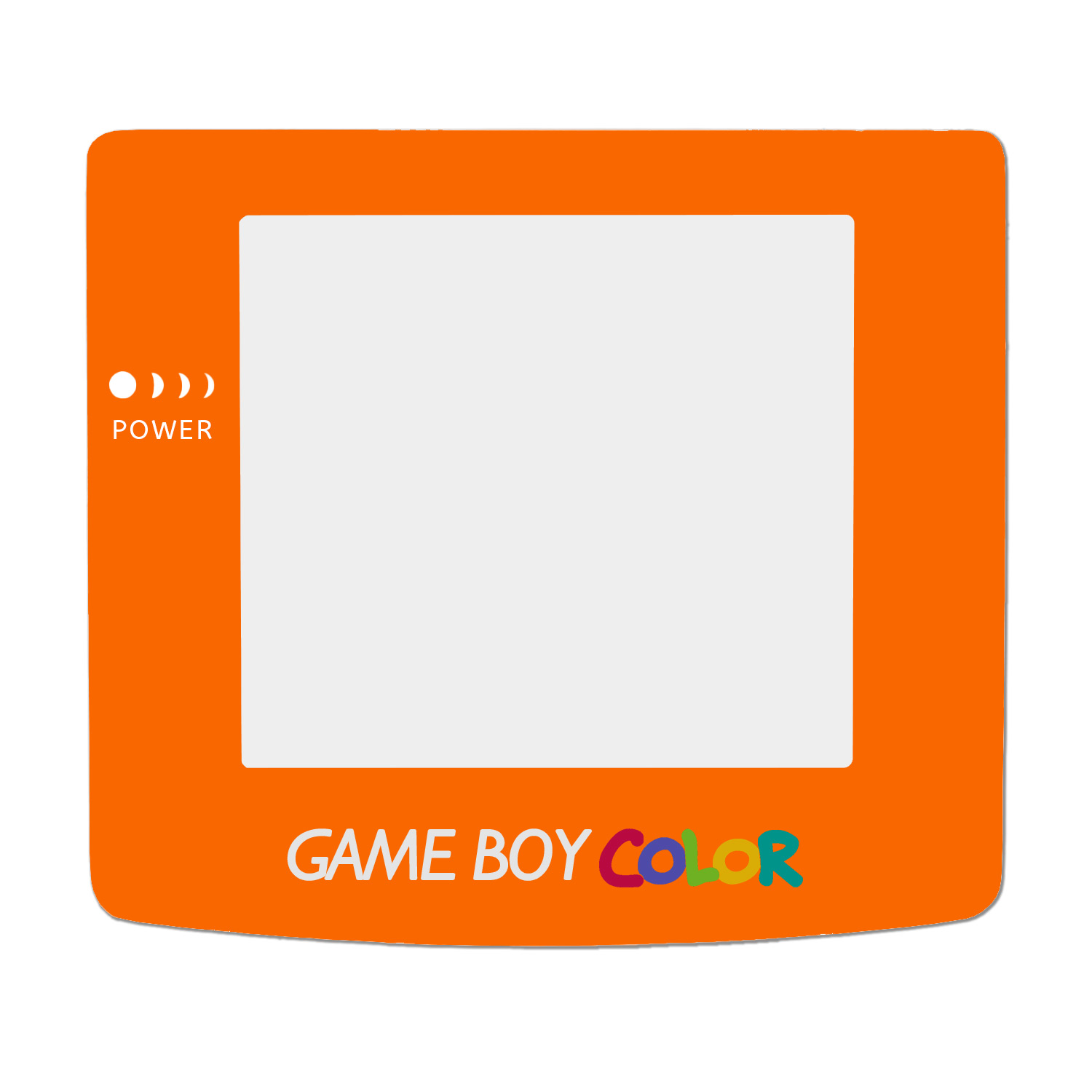 Display Scheibe (Orange) für Game Boy Color