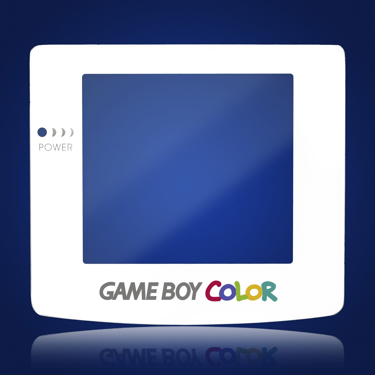 Vitres d'affichage en verre RetroSix pour Game Boy Color (blanc)
