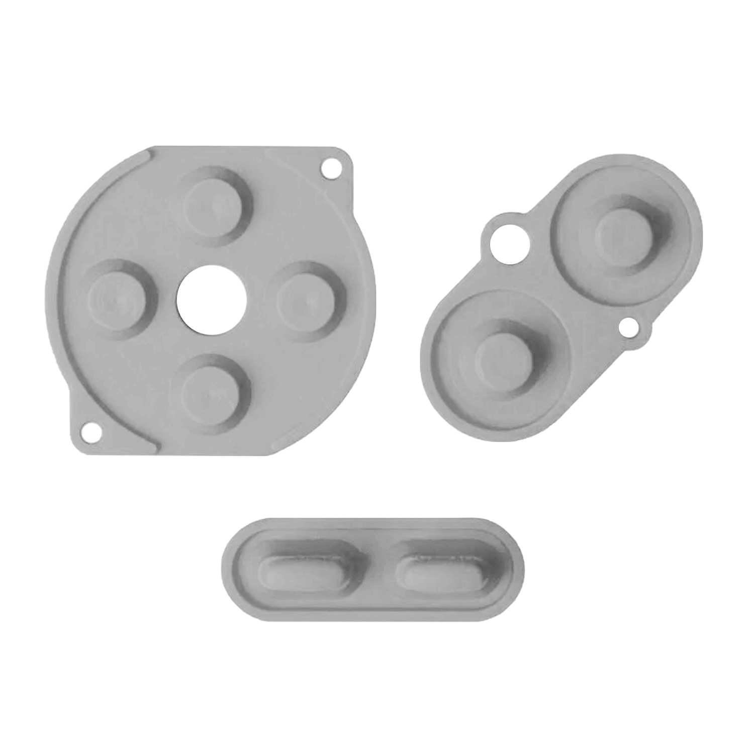 Game Boy Color silicone pads (light gray)