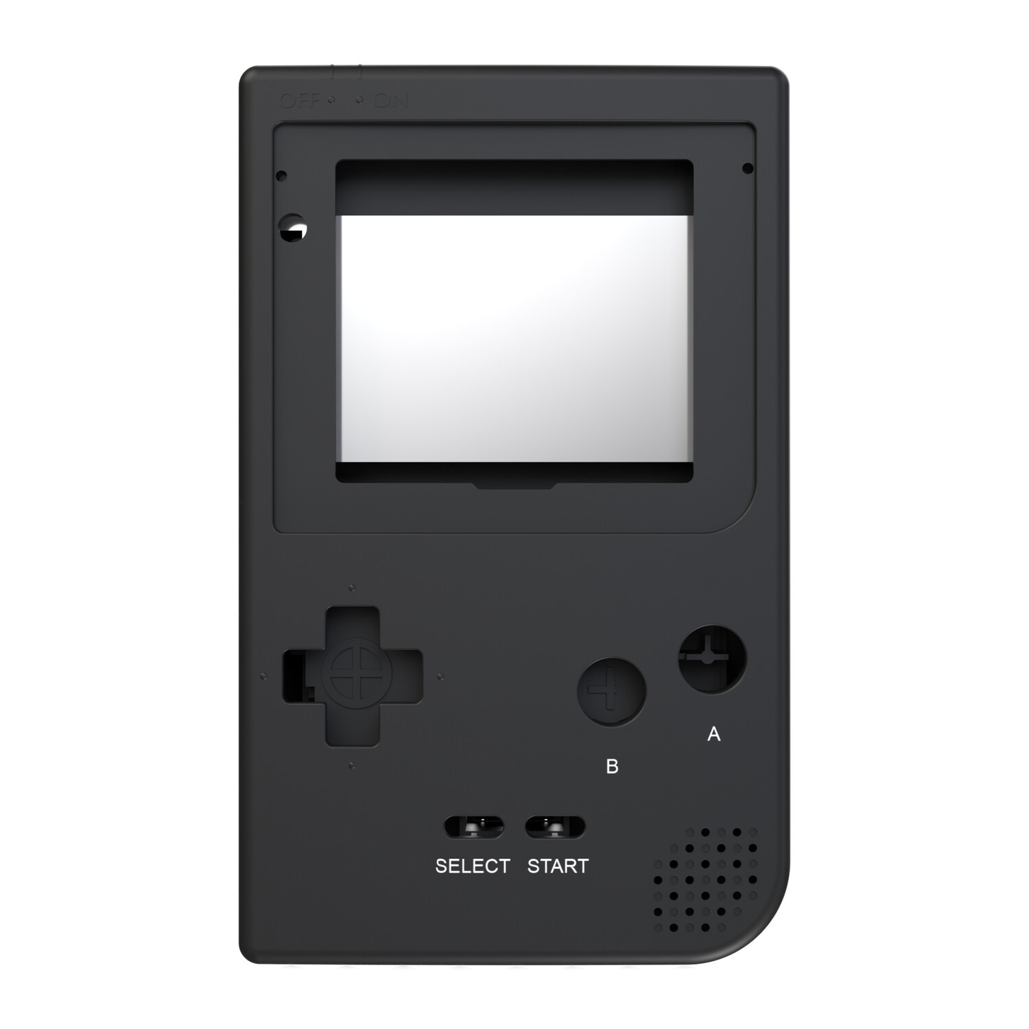 Gehäuse (Matt Black) für Game Boy Pocket