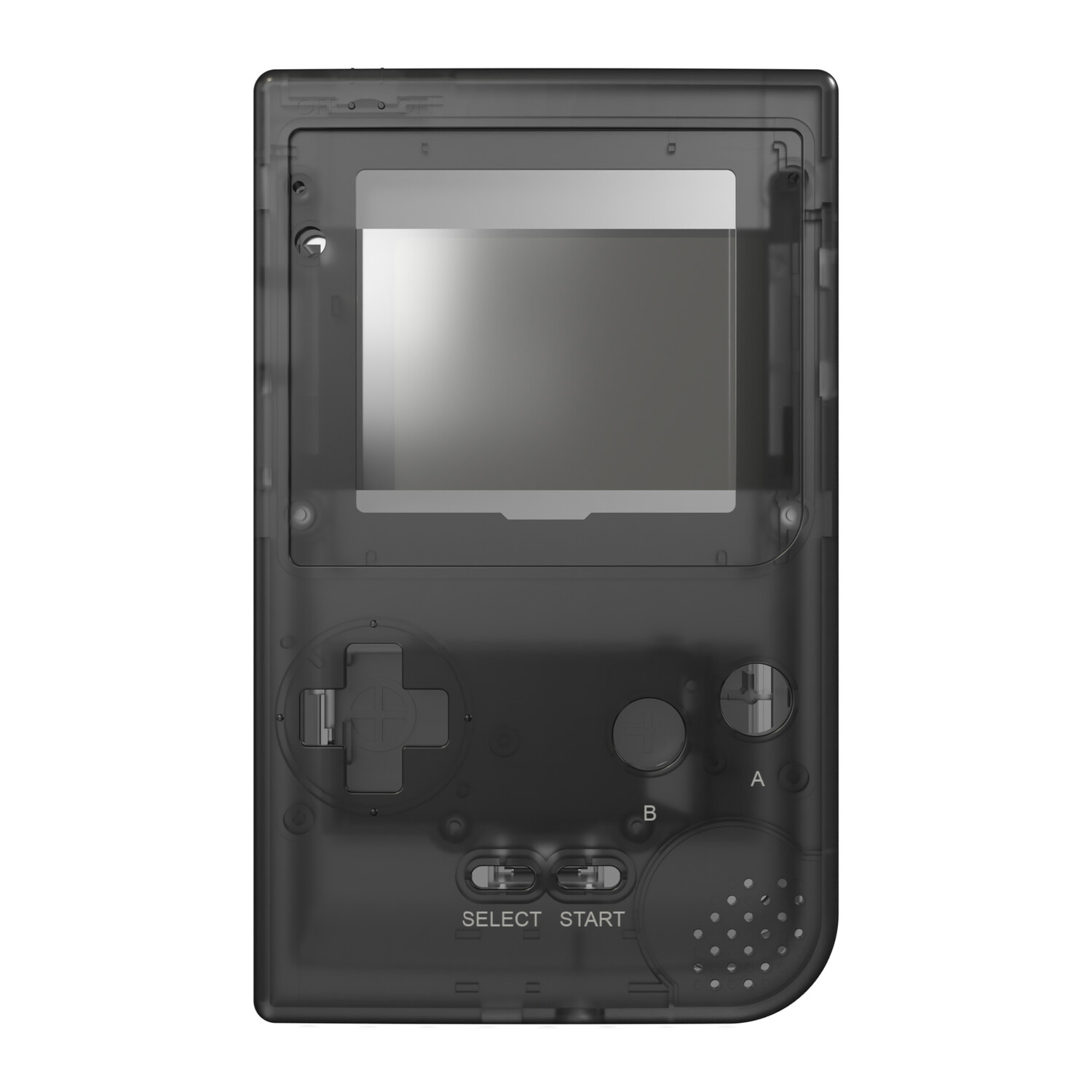 Game Boy Pocket  Gehäuse (Clear Black)