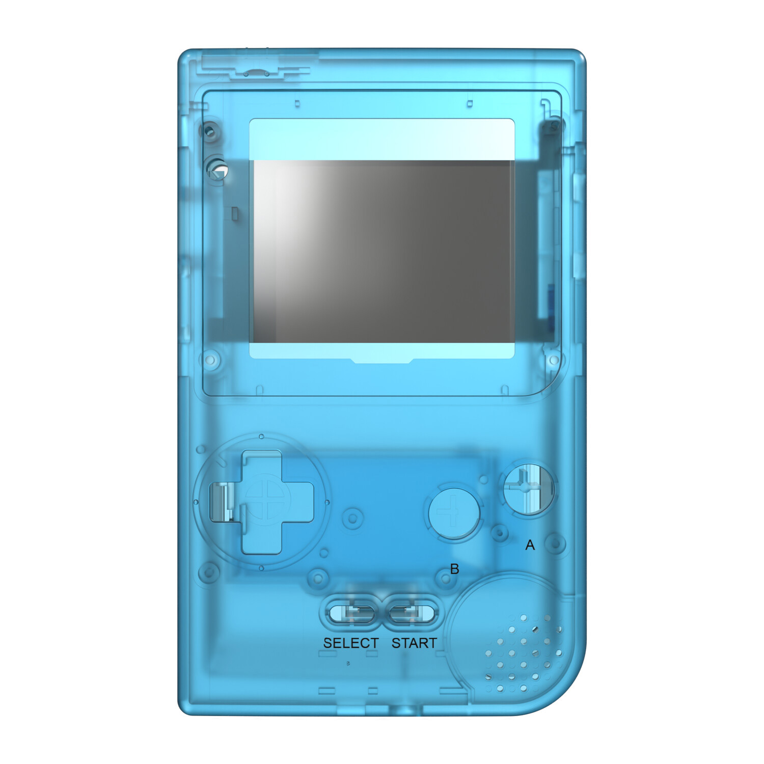 Gehäuse (Clear Blue) für Game Boy Pocket