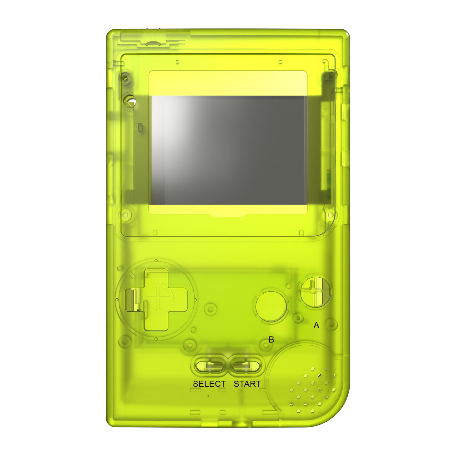 Game Boy Pocket Gehäuse (Clear Yellow)