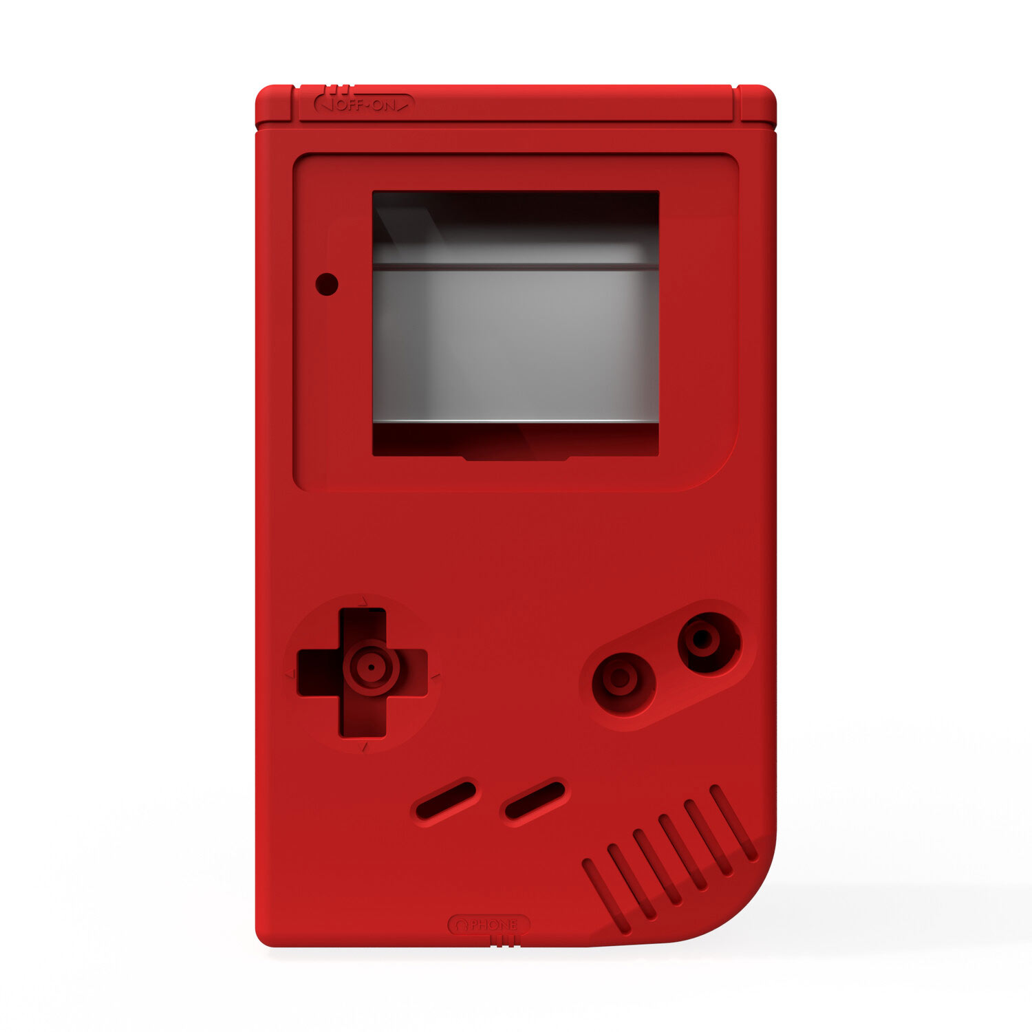 Prestige Gehäuse IPS Ready für Game Boy Classic - ABVERKAUF (Solid Red)