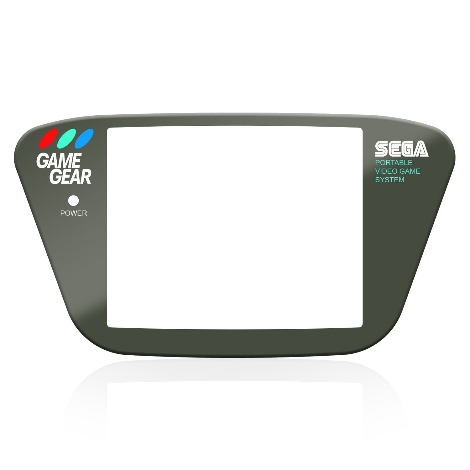 Game Gear Display Scheibe (Dunkel Grau)