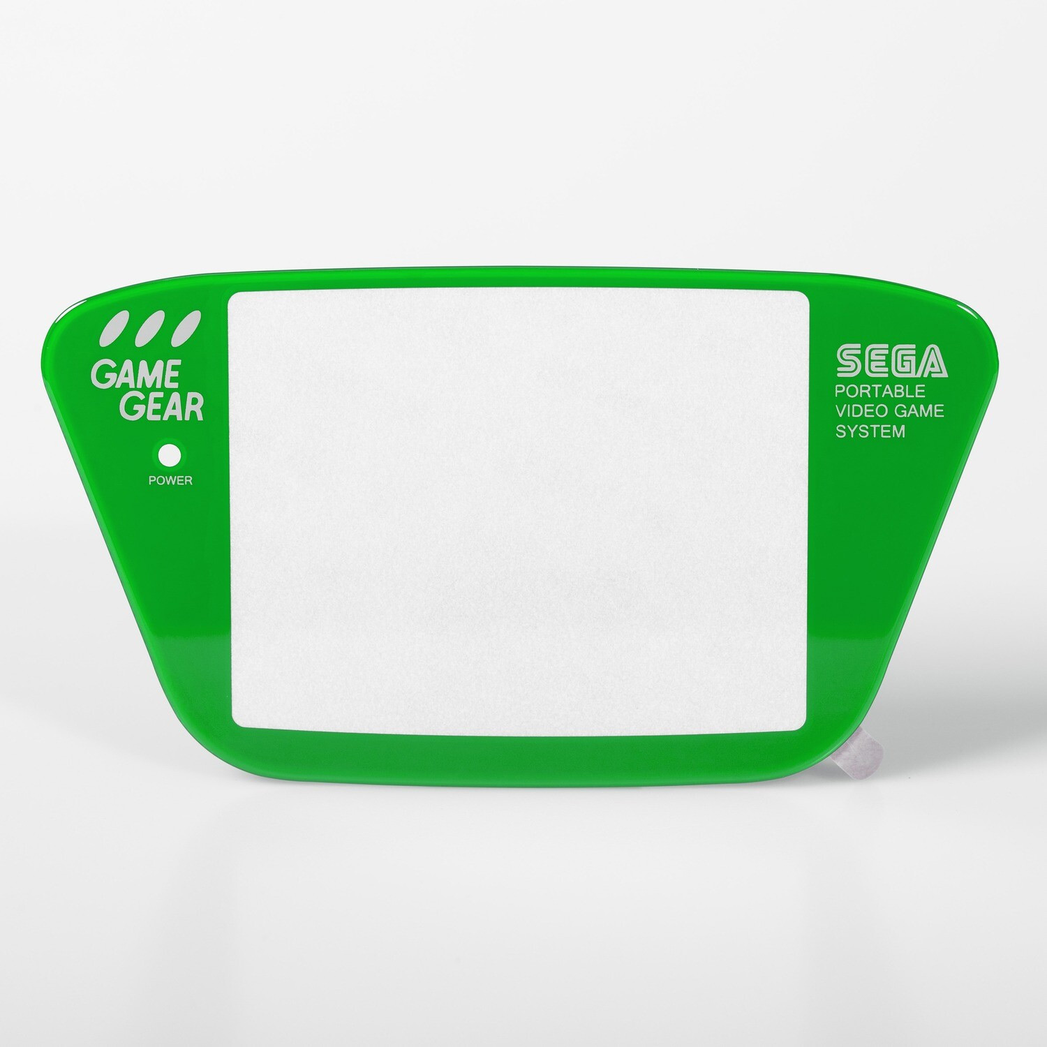 RetroSix Echtglas Display Scheibe für Game Gear (Grün)