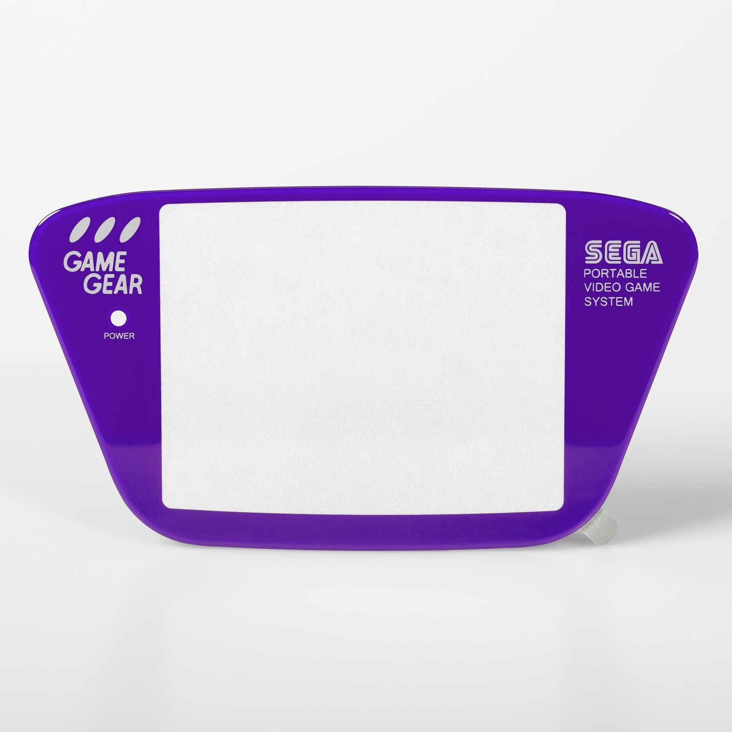 RetroSix Echtglas Display Scheibe für Game Gear (Lila)