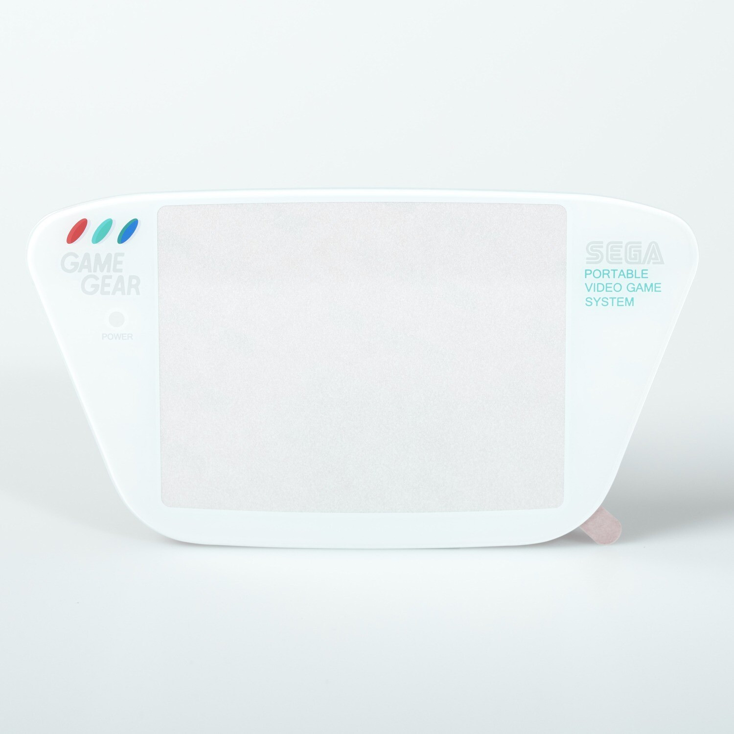 RetroSix Echtglas Display Scheibe für Game Gear (Weiß)