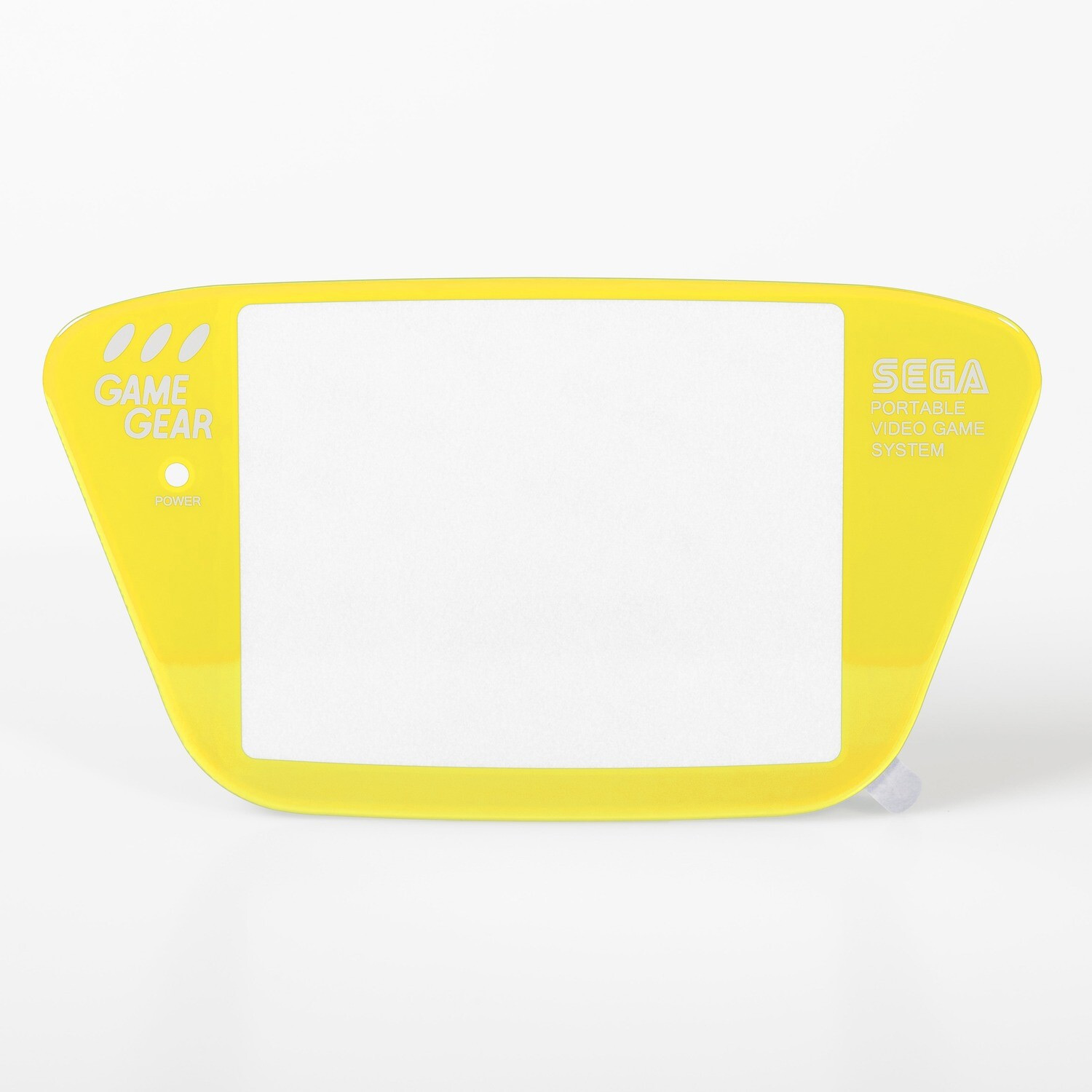 RetroSix Echtglas Display Scheibe für Game Gear (Gelb)