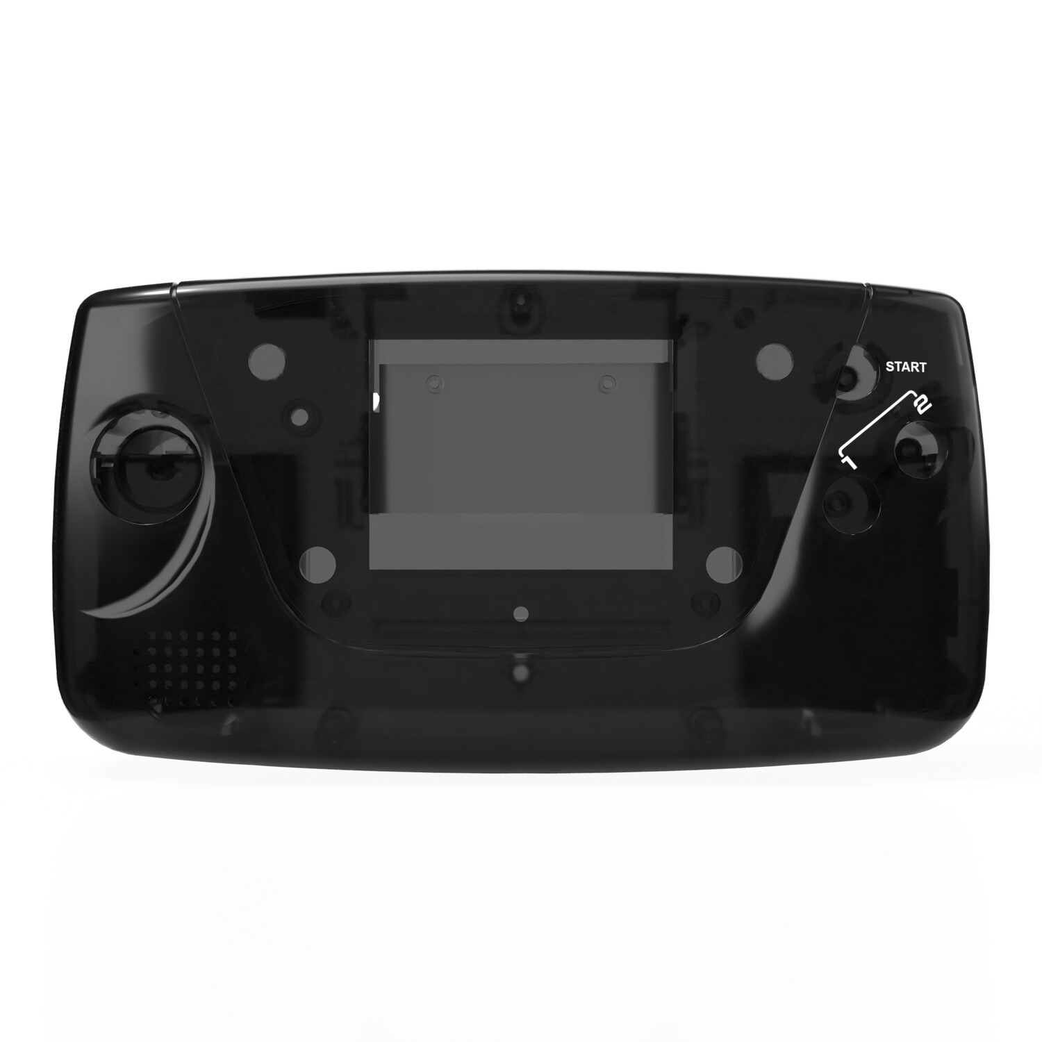 Gehäuse (Schwarz Transparent) für Game Gear