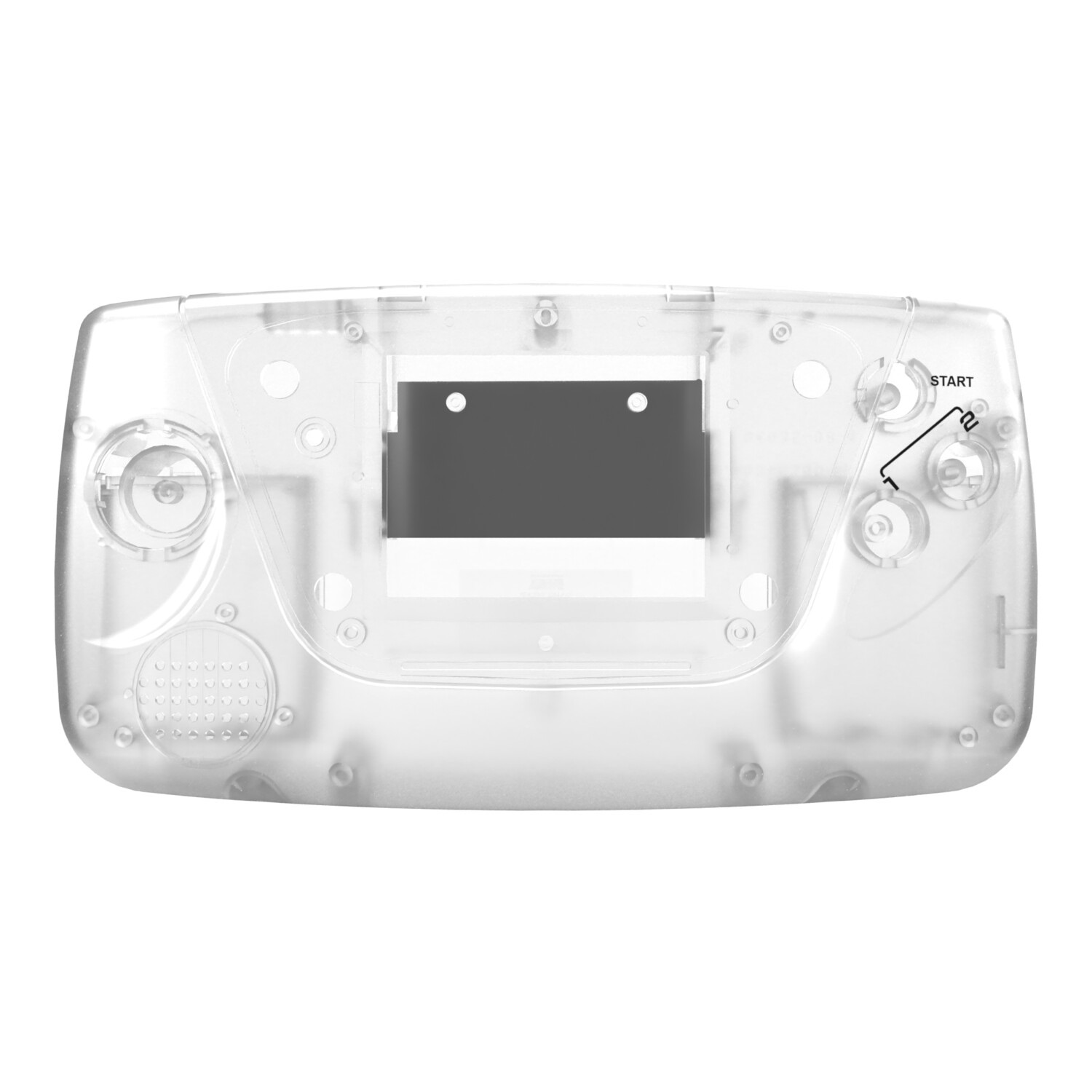 RetroSix Prestige Ersatzgehäuse für Game Gear (Transparent)
