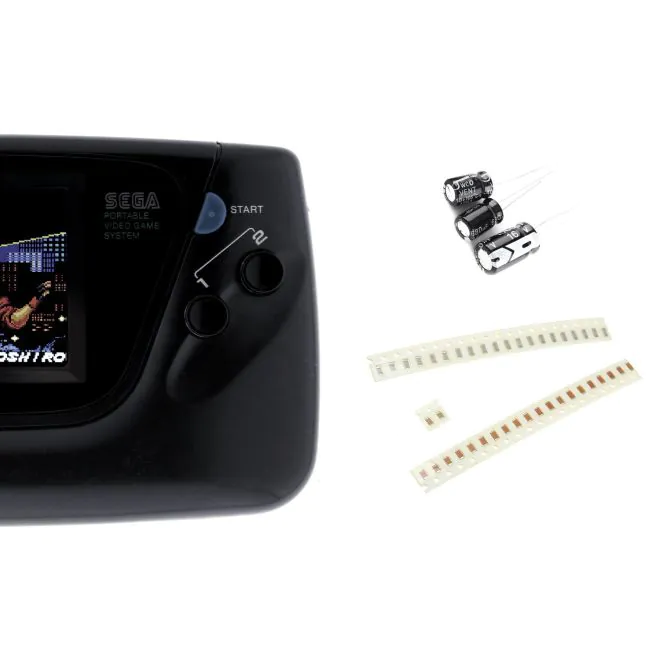 Replacement Ceramic Capacitor Repair Recap Kit for Game Gear