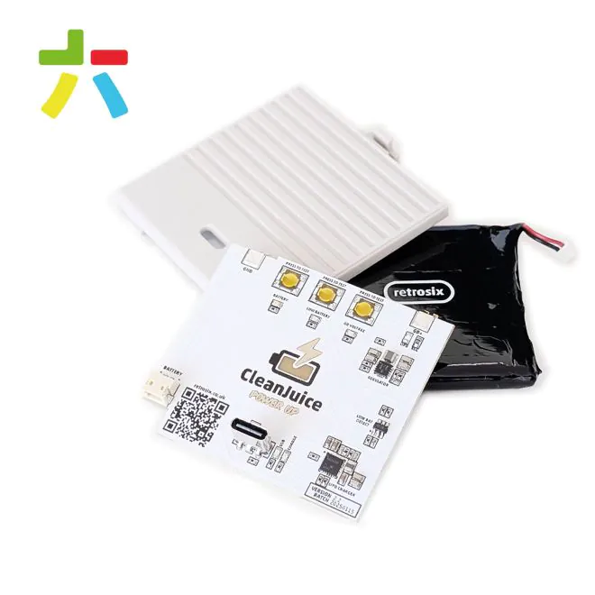 retro six SFCシェル CleanJuice GBA用バッテリーセット CleanJuice Game Boy Advance Rechargeable Battery Pack | RetroSix