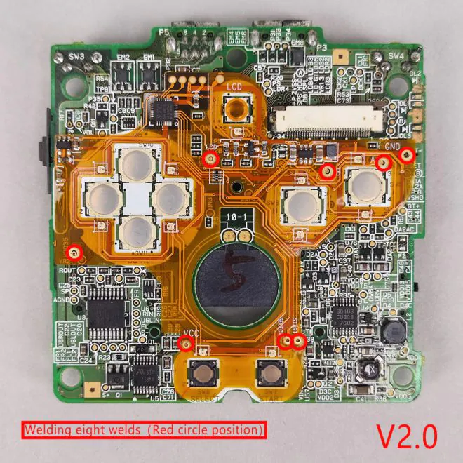 FunnyPlaying RGB Button LED Kit for Game Boy Advance SP Buy