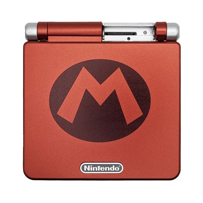 National folketælling Grønthandler teenager Game Boy Advance SP Shell (Mario Red)