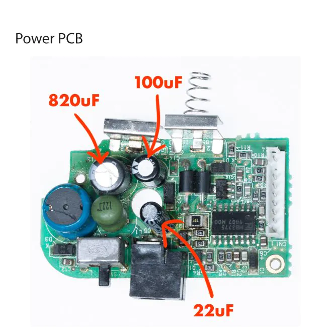 Replacement Ceramic Capacitor Repair Recap Kit for Game Gear