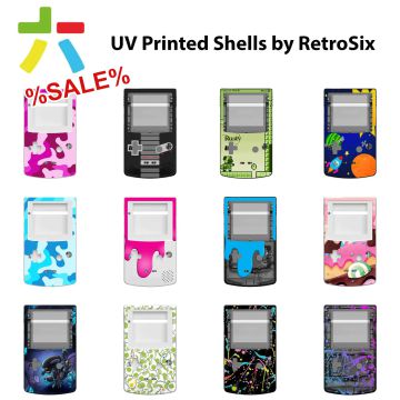 UV-Druck Gehäuse IPS Q5 für Game Boy Color - ABVERKAUF