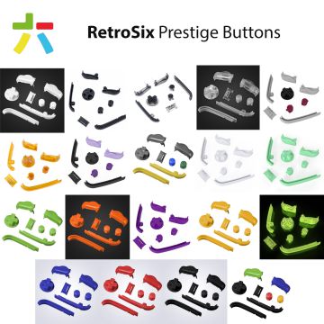 RetroSix Prestige Knöpfe in verschiedenen Farben für Game Boy Advance