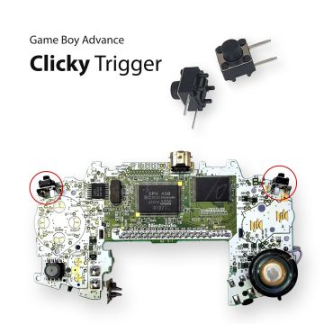 Clicky Trigger (2 Stück) für Game Boy Advance