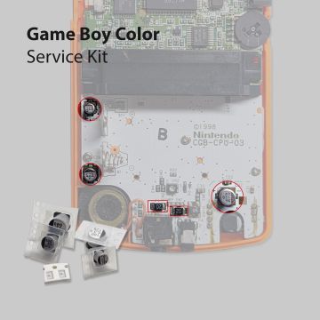 Service Kit Kondensatoren & Sicherungen Recap 6-teilig für Game Boy Color