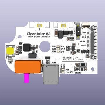 RetroSix CleanJuice AA USB-C Pack für Game Gear