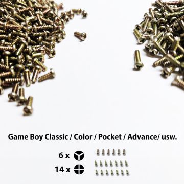 Ersatz-Schrauben-Set für Nintendo Game Boy Classic / Color / Pocket / Advance und mehr