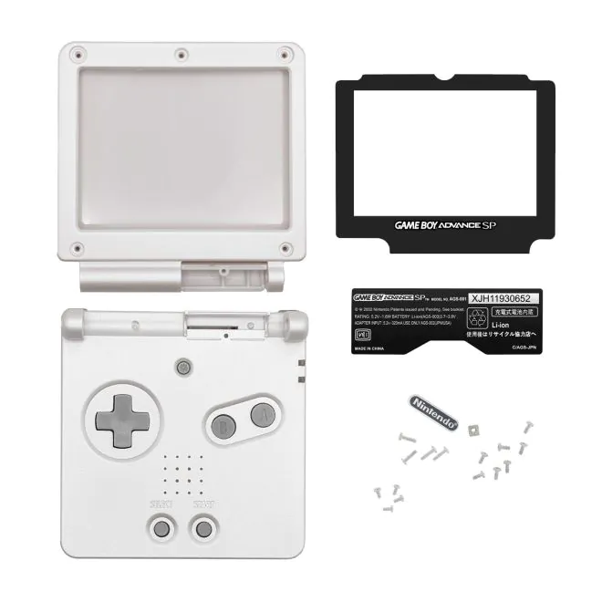 Game Boy Advance SP Gehäuse (Weiß) | Günstig kaufen!