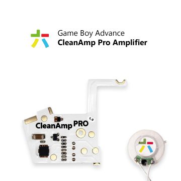 RetroSix CleanAmp Pro Audio Amplifier incl. 1W Speaker for Game Boy Advance