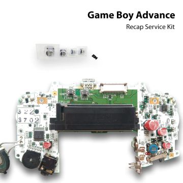 Capacitor Repair Kit &amp; Service Recap Kit 5-piece for Game Boy Advance