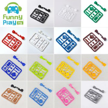 FunnyPlaying GBA SP buttons in different colors for Game Boy Advance SP