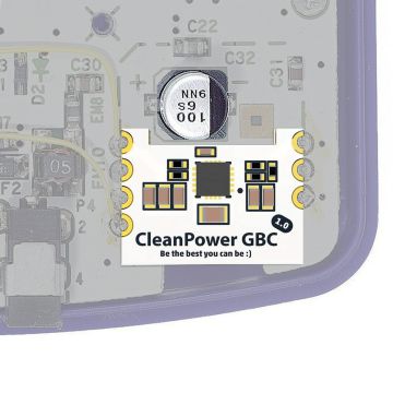 CleanPower for Game Boy Color &amp; 680uF capacitor