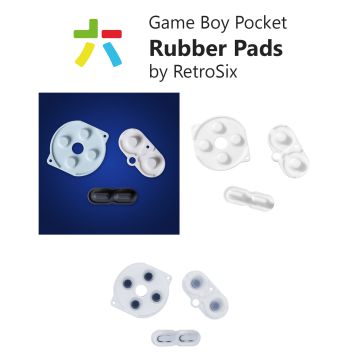 RetroSix silicone pads for Game Boy Pocket