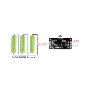 Modulo di ricarica batterie NiMH NIUP11TA (3 batterie)