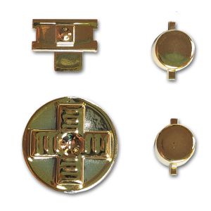 Game Boy Classic Buttons (Shiny Gold)
